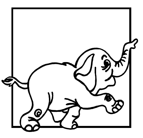 Dessin à colorier: Éléphant (Animaux) #6358 - Coloriages à Imprimer Gratuits