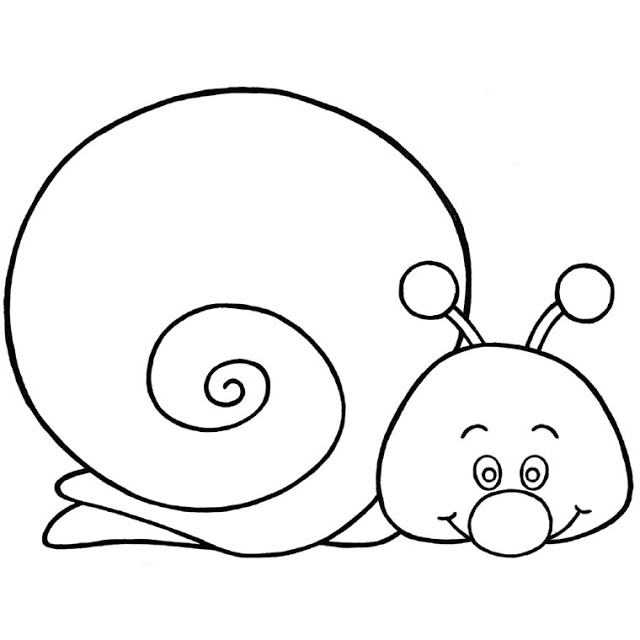 Dessin à colorier: Escargot (Animaux) #6513 - Coloriages à Imprimer Gratuits