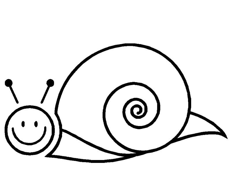 Dessin à colorier: Escargot (Animaux) #6515 - Coloriages à Imprimer Gratuits