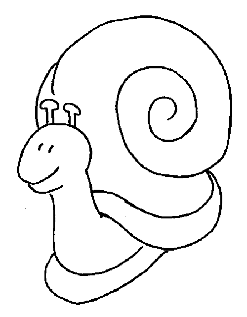 Dessin à colorier: Escargot (Animaux) #6541 - Coloriages à Imprimer Gratuits