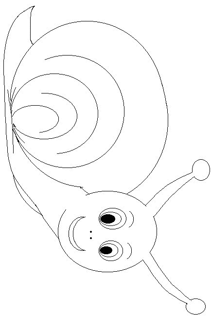 Dessin à colorier: Escargot (Animaux) #6581 - Coloriages à Imprimer Gratuits