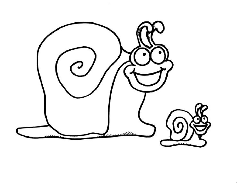 Dessin à colorier: Escargot (Animaux) #6623 - Coloriages à Imprimer Gratuits