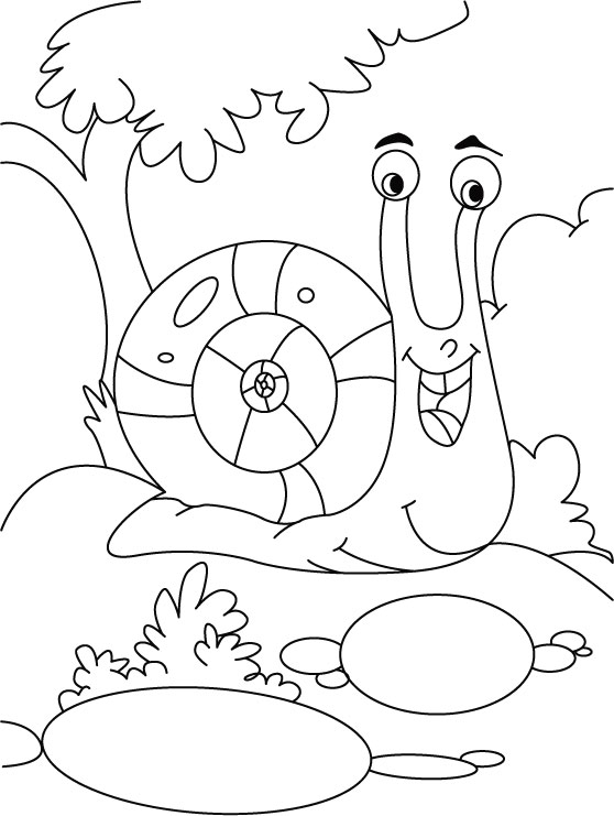 Dessin à colorier: Escargot (Animaux) #6631 - Coloriages à Imprimer Gratuits