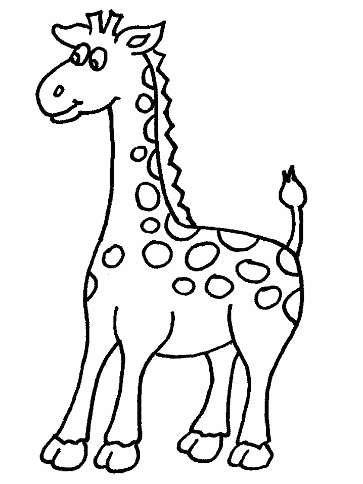 Dessin à colorier: Girafe (Animaux) #7218 - Coloriages à Imprimer Gratuits