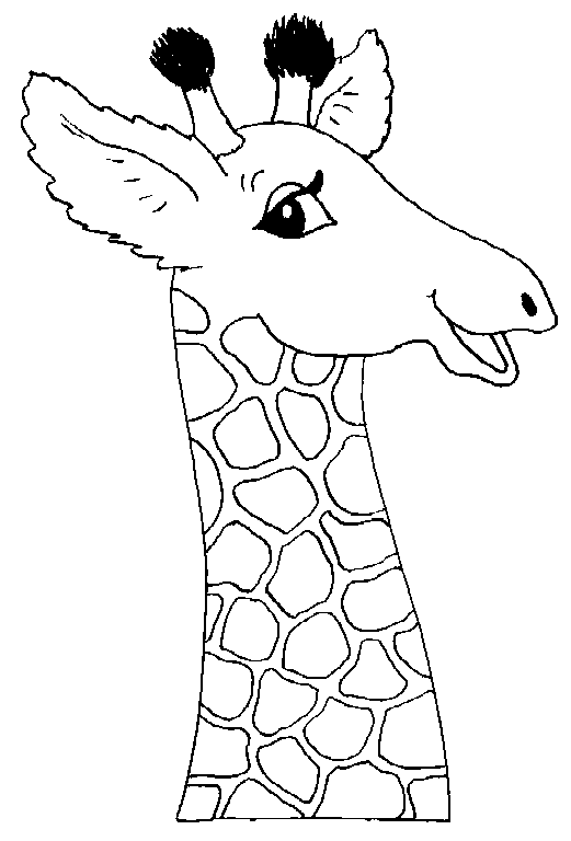 Dessin à colorier: Girafe (Animaux) #7221 - Coloriages à Imprimer Gratuits