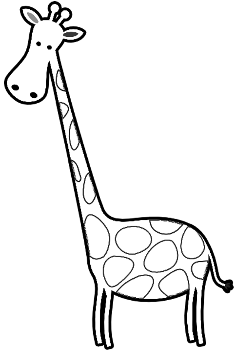 Dessin à colorier: Girafe (Animaux) #7247 - Coloriages à Imprimer Gratuits