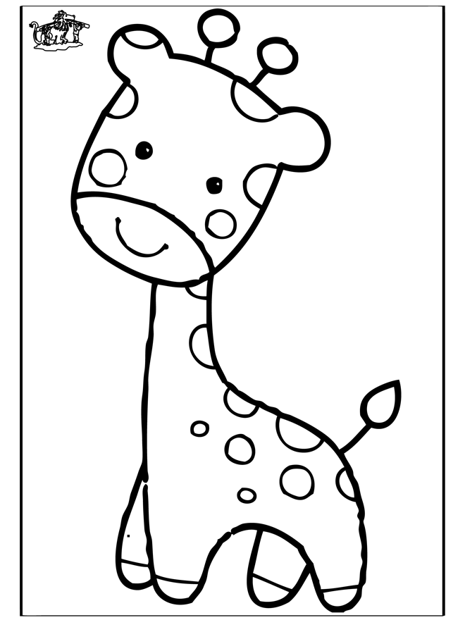 Dessin à colorier: Girafe (Animaux) #7264 - Coloriages à Imprimer Gratuits