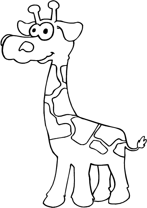 Dessin à colorier: Girafe (Animaux) #7314 - Coloriages à Imprimer Gratuits