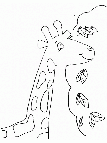 Dessin à colorier: Girafe (Animaux) #7321 - Coloriages à Imprimer Gratuits
