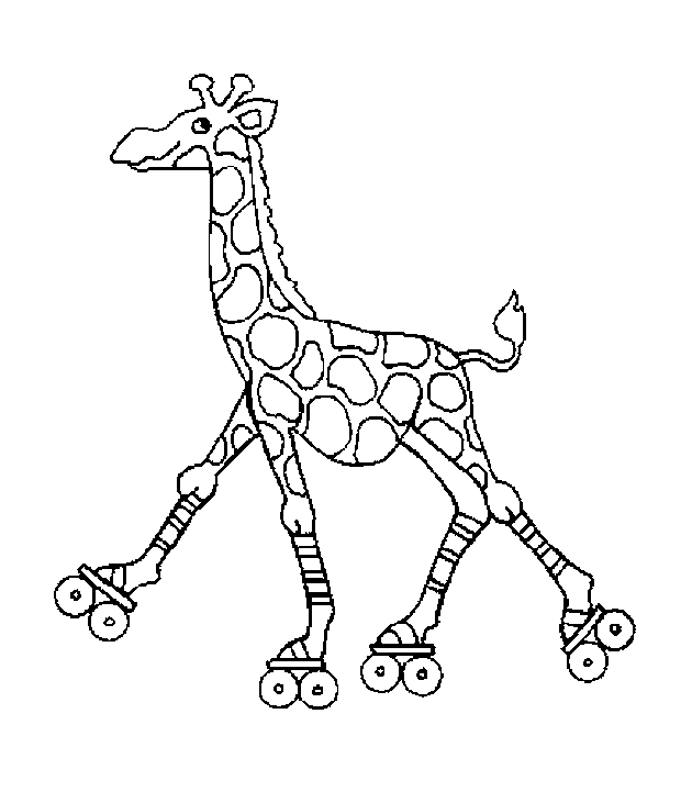 Dessin à colorier: Girafe (Animaux) #7333 - Coloriages à Imprimer Gratuits