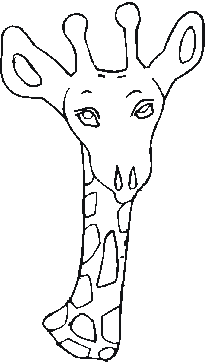 Dessin à colorier: Girafe (Animaux) #7375 - Coloriages à Imprimer Gratuits