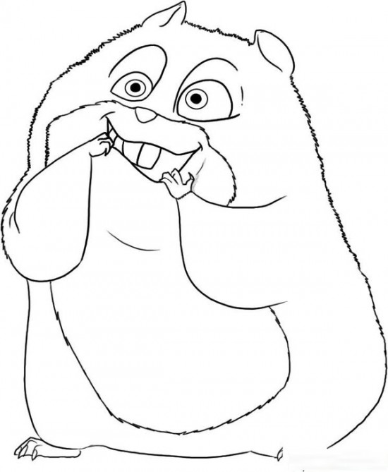 Dessin à colorier: Hamster (Animaux) #8019 - Coloriages à Imprimer Gratuits