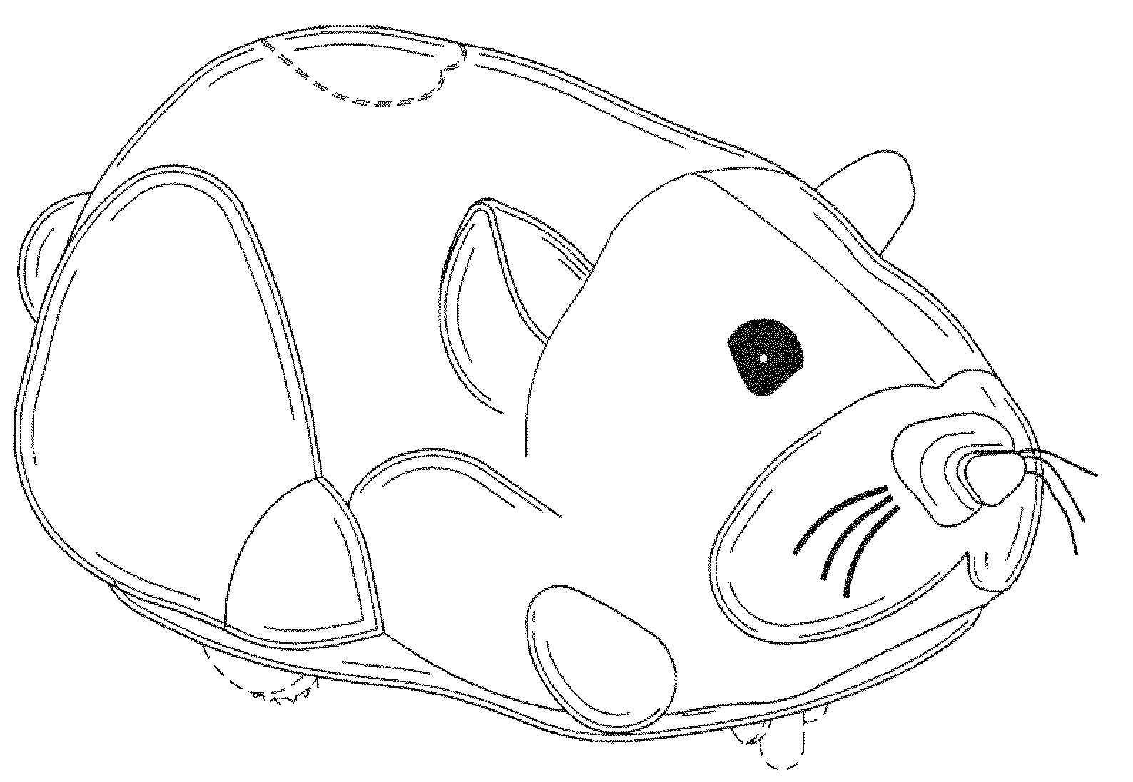 Dessin à colorier: Hamster (Animaux) #8056 - Coloriages à Imprimer Gratuits