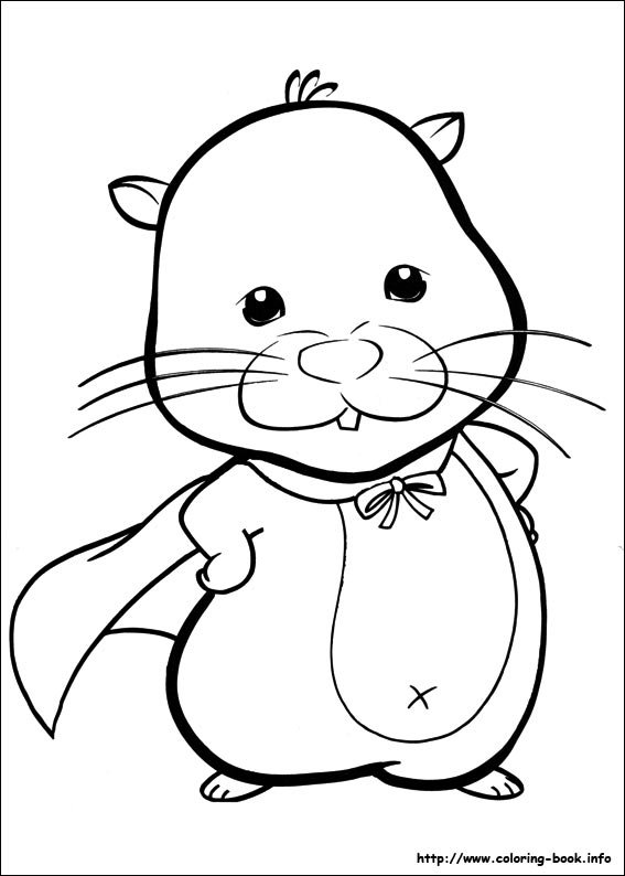 Dessin à colorier: Hamster (Animaux) #8086 - Coloriages à Imprimer Gratuits