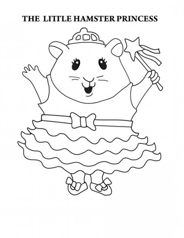 Dessin à colorier: Hamster (Animaux) #8091 - Coloriages à Imprimer Gratuits
