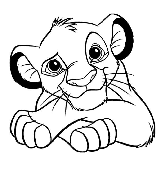 Dessin à colorier: Lion (Animaux) #10266 - Coloriages à Imprimer Gratuits