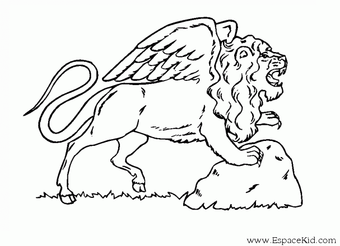 Dessin à colorier: Lion (Animaux) #10330 - Coloriages à Imprimer Gratuits