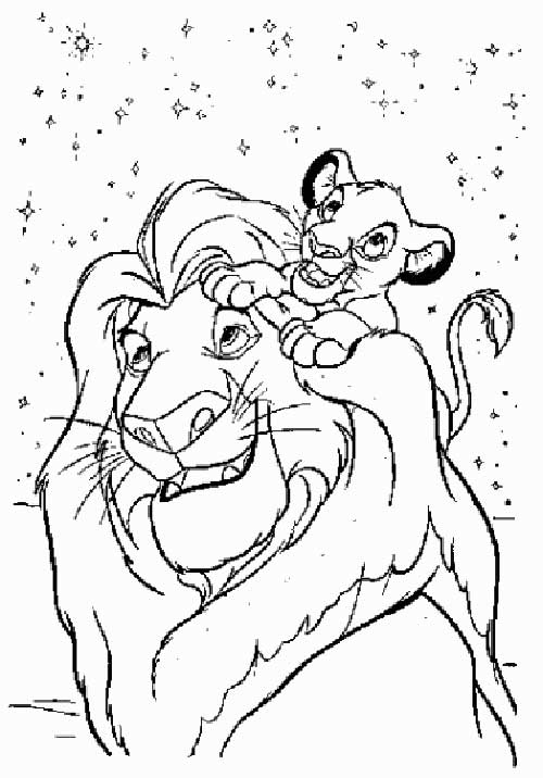 Dessin à colorier: Lion (Animaux) #10339 - Coloriages à Imprimer Gratuits