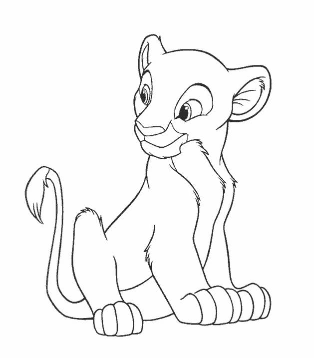 Dessin à colorier: Lion (Animaux) #10345 - Coloriages à Imprimer Gratuits