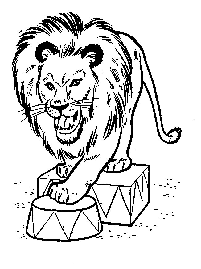 Dessin à colorier: Lion (Animaux) #10406 - Coloriages à Imprimer Gratuits