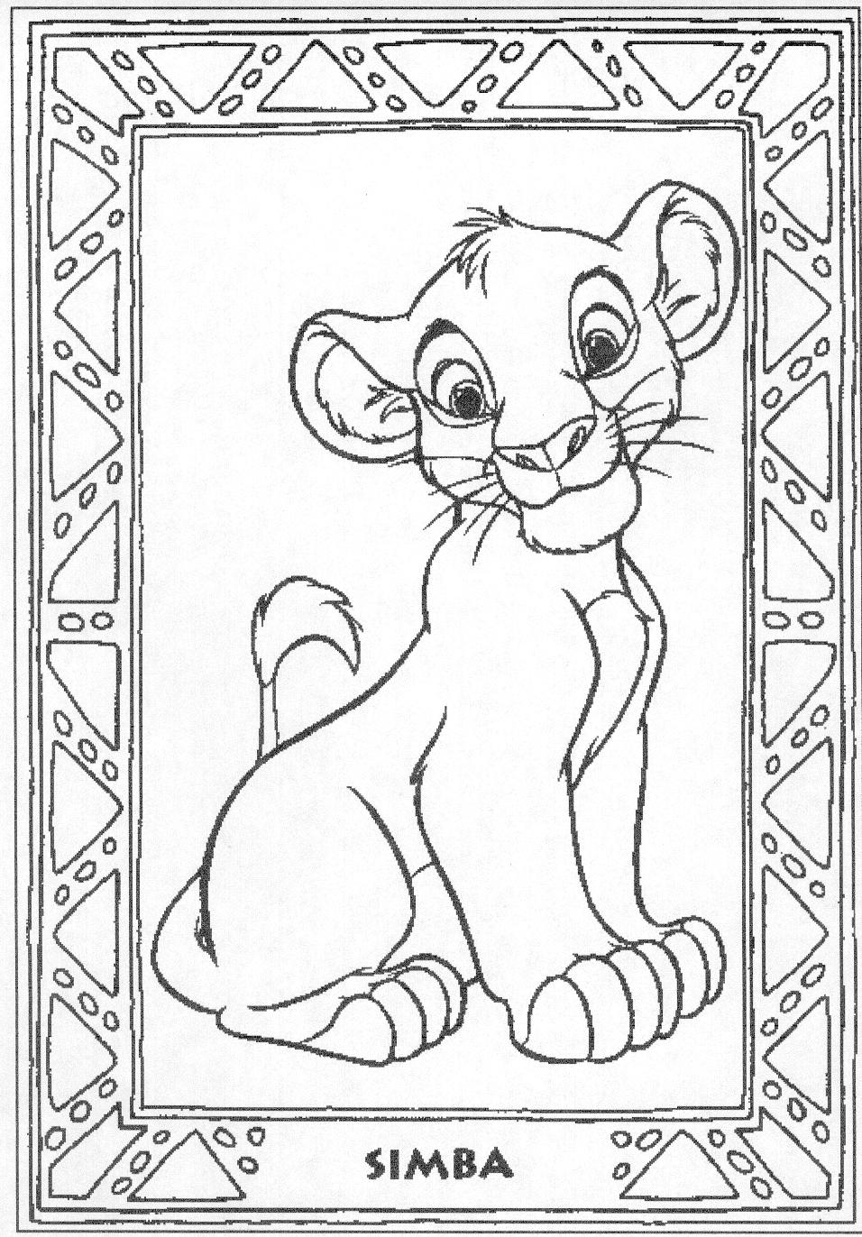 Dessin à colorier: Lion (Animaux) #10429 - Coloriages à Imprimer Gratuits
