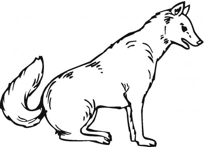 Dessin à colorier: Loup (Animaux) #10452 - Coloriages à Imprimer Gratuits