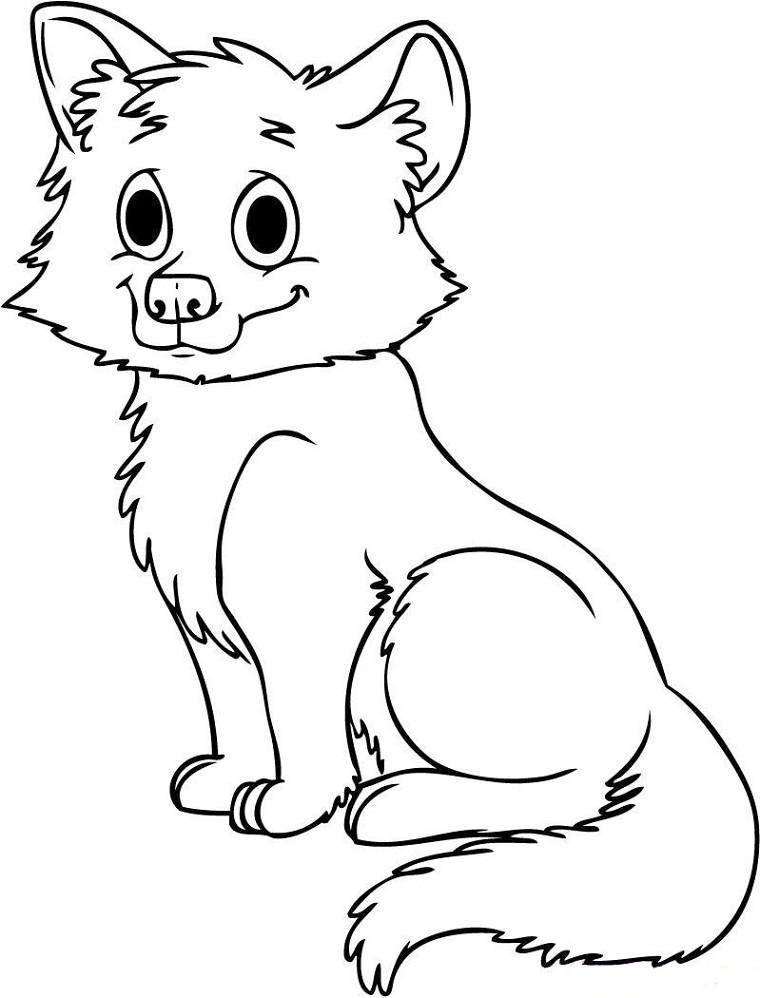 Dessin à colorier: Loup (Animaux) #10471 - Coloriages à Imprimer Gratuits
