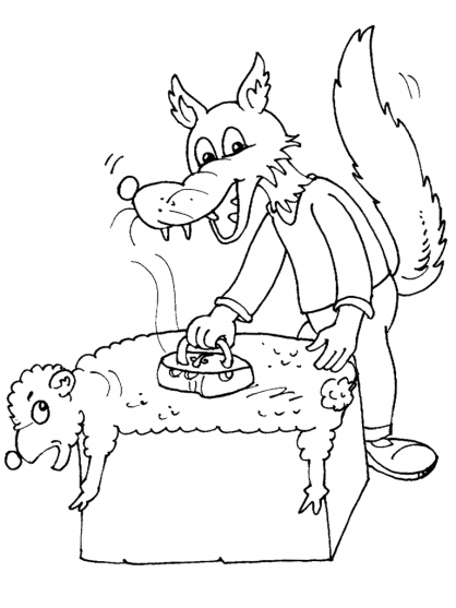 Dessin à colorier: Loup (Animaux) #10476 - Coloriages à Imprimer Gratuits