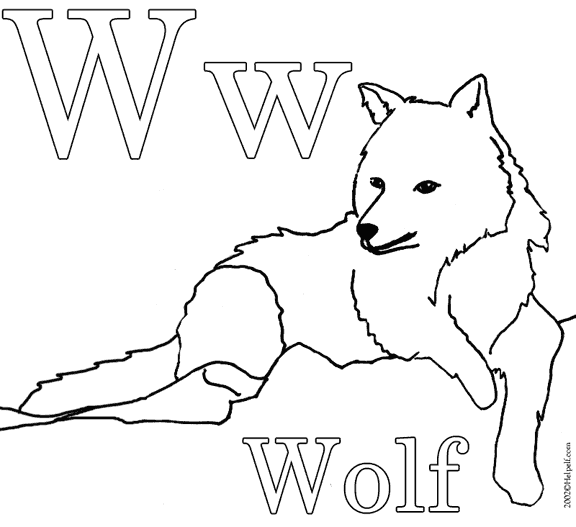 Dessin à colorier: Loup (Animaux) #10524 - Coloriages à Imprimer Gratuits