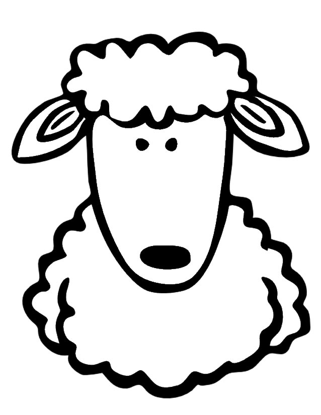 Dessin à colorier: Mouton (Animaux) #11470 - Coloriages à Imprimer Gratuits