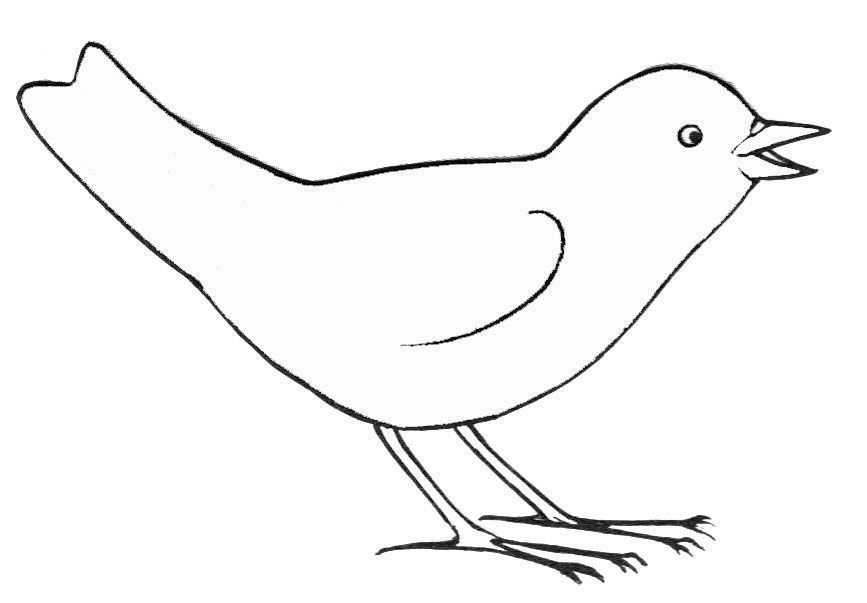 Dessin à colorier: Oiseaux (Animaux) #11884 - Coloriages à Imprimer Gratuits