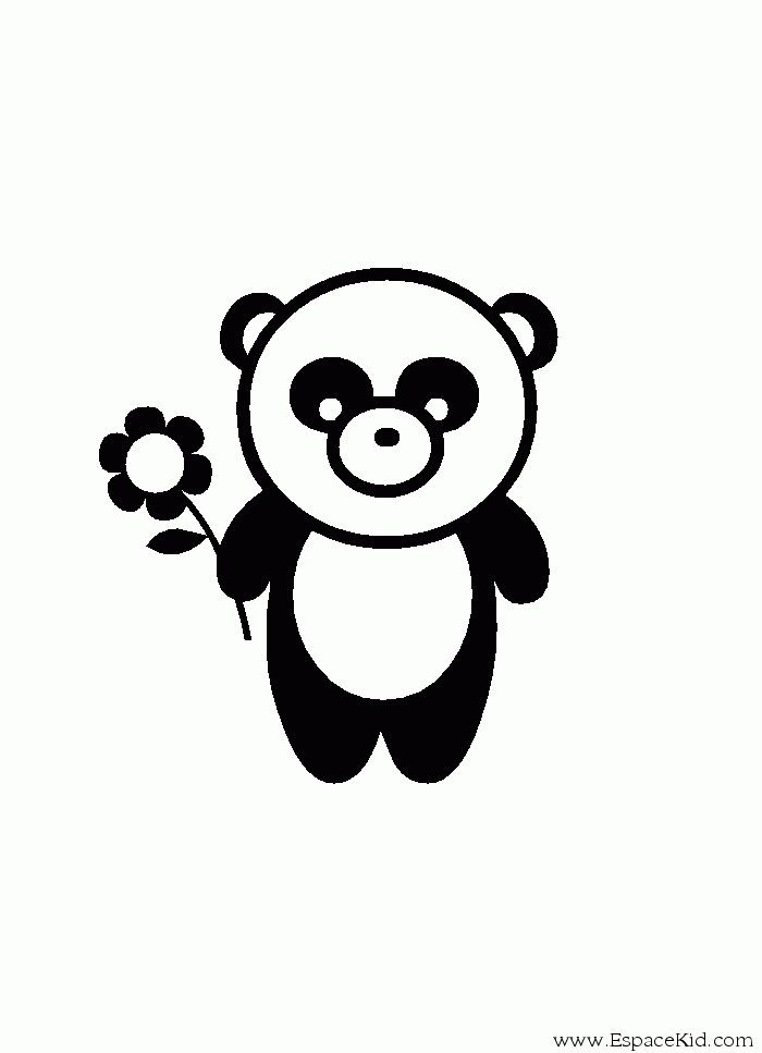 Dessin à colorier: Panda (Animaux) #12461 - Coloriages à Imprimer Gratuits