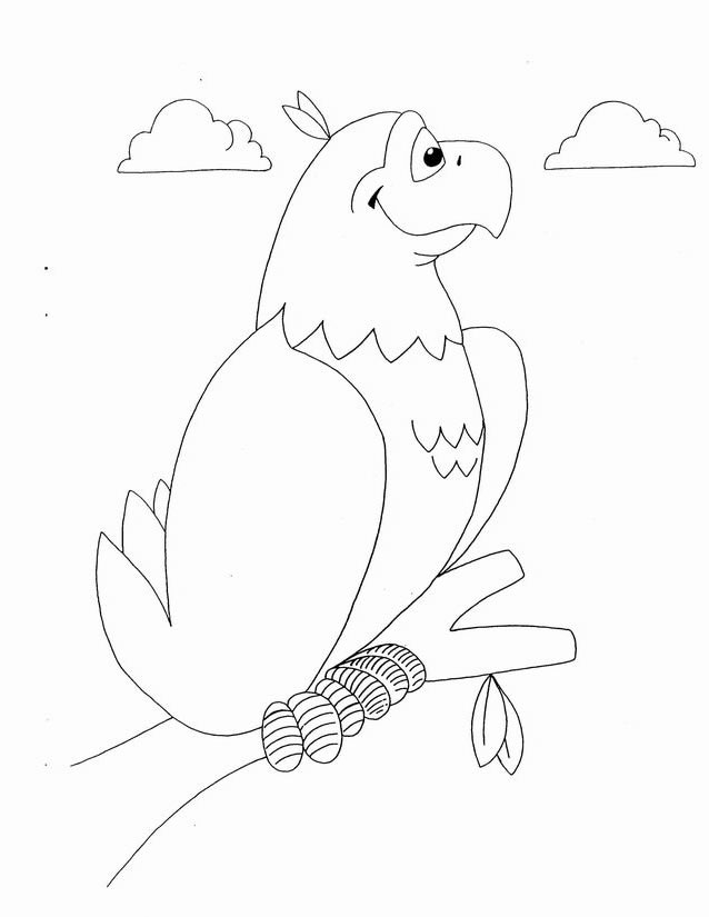 Dessin à colorier: Perroquet (Animaux) #16171 - Coloriages à Imprimer Gratuits