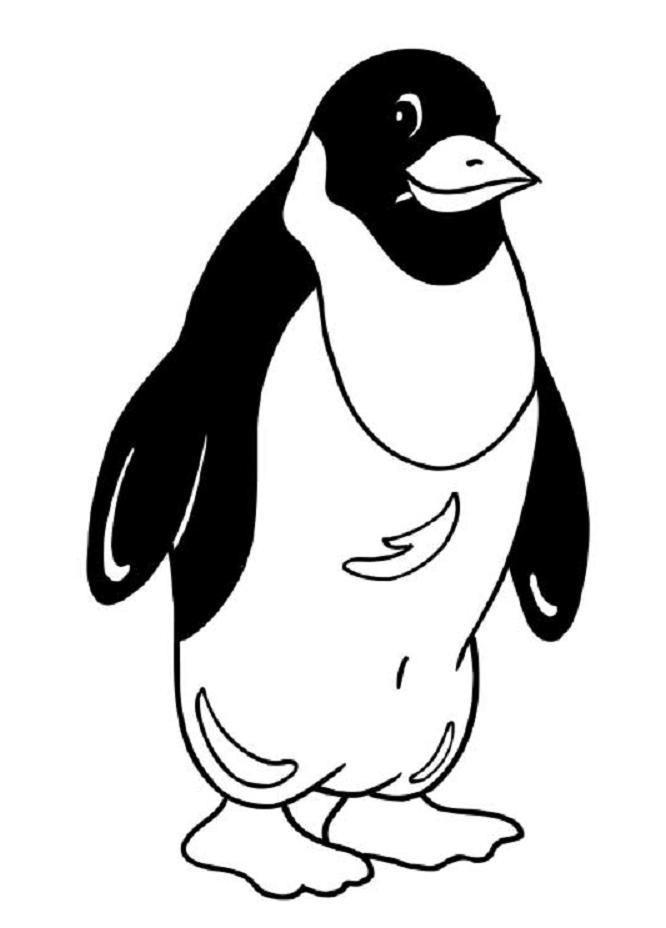Dessin à colorier: Pingouin (Animaux) #16882 - Coloriages à Imprimer Gratuits