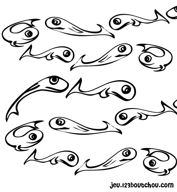 Dessin à colorier: Poisson (Animaux) #17084 - Coloriages à Imprimer Gratuits