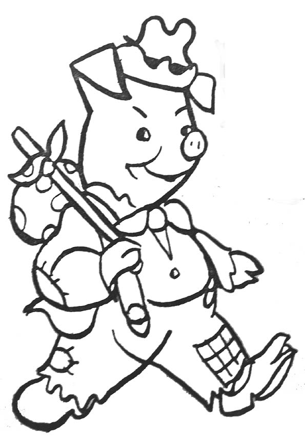 Dessin à colorier: Porc (Animaux) #17723 - Coloriages à Imprimer Gratuits