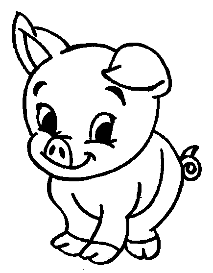 Dessin à colorier: Porc (Animaux) #17740 - Coloriages à Imprimer Gratuits