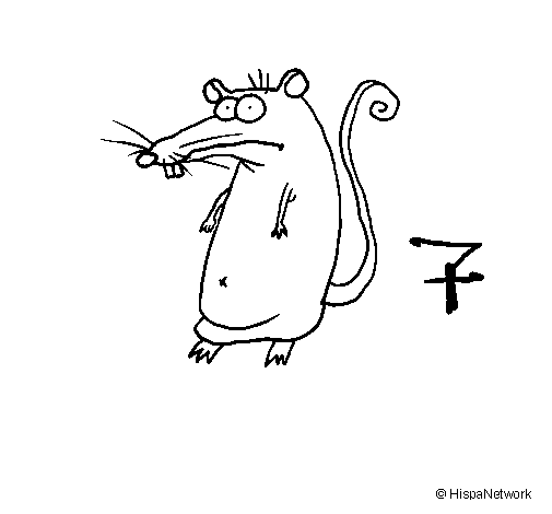 Dessin à colorier: Rat (Animaux) #15186 - Coloriages à Imprimer Gratuits