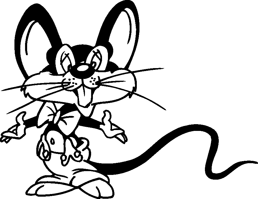 Dessin à colorier: Rat (Animaux) #15227 - Coloriages à Imprimer Gratuits