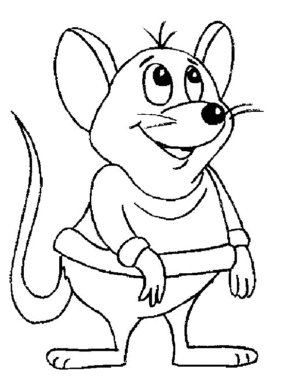 Dessin à colorier: Rat (Animaux) #15229 - Coloriages à Imprimer Gratuits