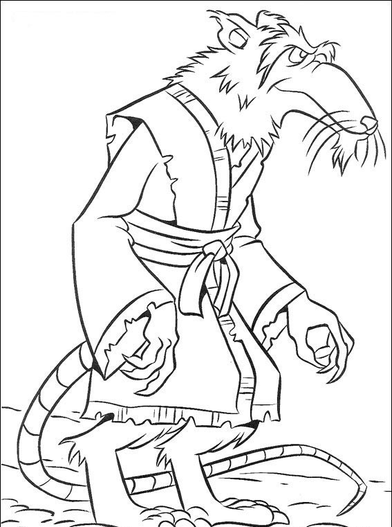 Dessin à colorier: Rat (Animaux) #15292 - Coloriages à Imprimer Gratuits