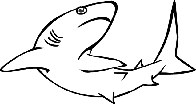 Dessin à colorier: Requin (Animaux) #14886 - Coloriages à Imprimer Gratuits