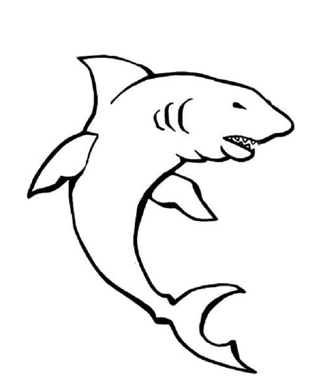 Dessin à colorier: Requin (Animaux) #14890 - Coloriages à Imprimer Gratuits