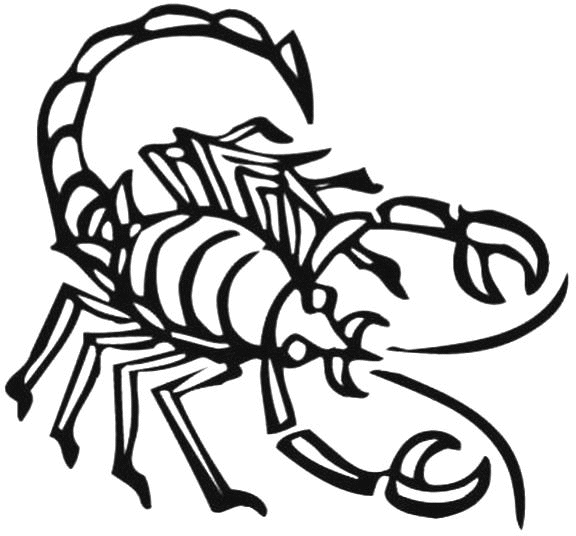 Dessin à colorier: Scorpion (Animaux) #14555 - Coloriages à Imprimer Gratuits