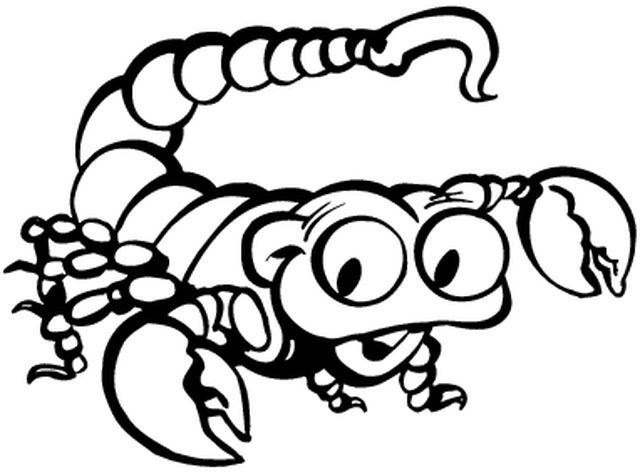 Dessin à colorier: Scorpion (Animaux) #14600 - Coloriages à Imprimer Gratuits