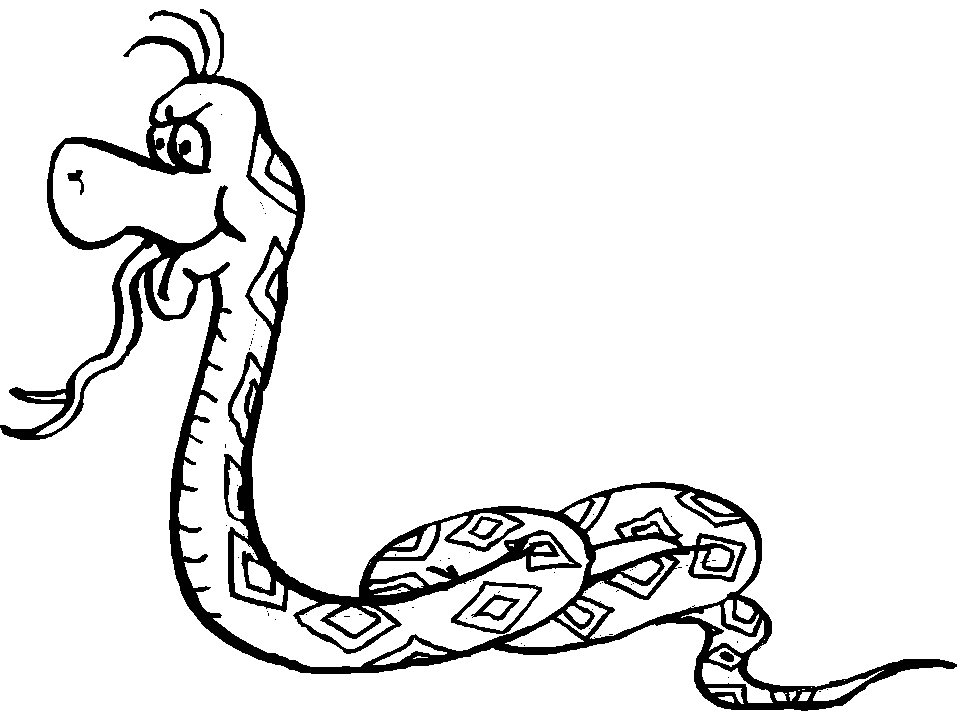 Dessin à colorier: Serpent (Animaux) #14354 - Coloriages à Imprimer Gratuits