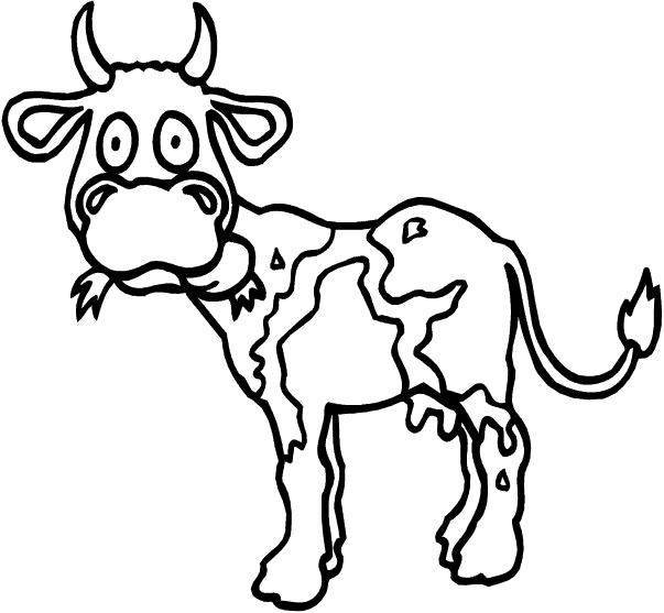 Dessin à colorier: Vache (Animaux) #13216 - Coloriages à Imprimer Gratuits