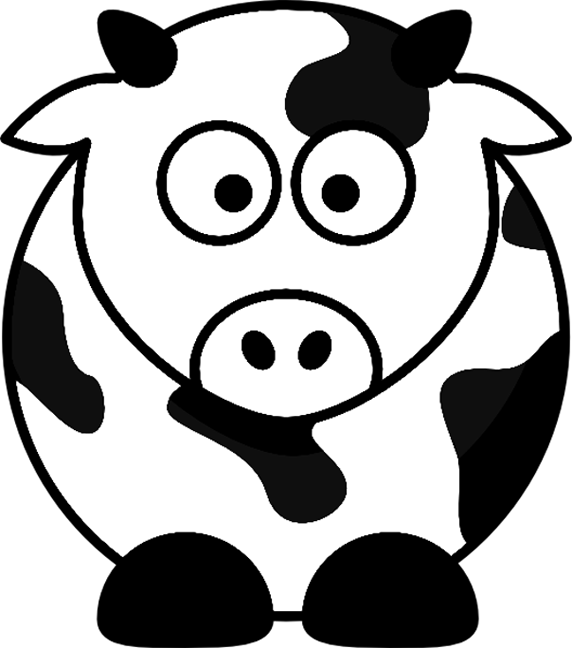 Dessin à colorier: Vache (Animaux) #13360 - Coloriages à Imprimer Gratuits