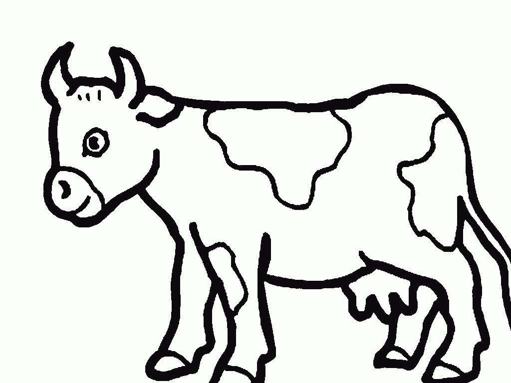 Dessin à colorier: Vache (Animaux) #13373 - Coloriages à Imprimer Gratuits