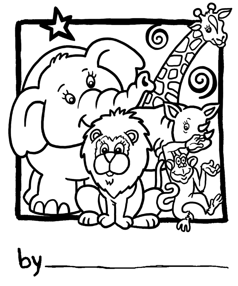 Dessin à colorier: Zoo (Animaux) #12690 - Coloriages à Imprimer Gratuits